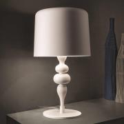 Bordlampe Eva TL1 M, høyde 53 cm matt hvit