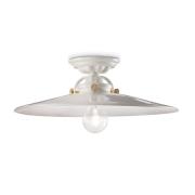 Taklampe i retrostil C105 hvit