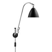 GUBI Bestlite BL6 vegglampe, krom/svart