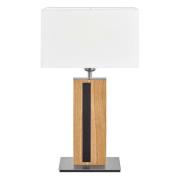 HerzBlut Maive bordlampe, oljet eik hvit 56 cm