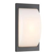 Utendørs LED-vegglampe 068LED, grafitt, stål, 33 cm, IP44