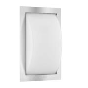 Utendørs LED-vegglampe Ivett, stål, sensor