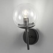 Vegglampe Global Ø 15 cm svart