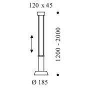 OLIGO Glance LED-pendellampe 1 lyskilde svart