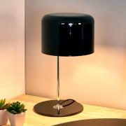 Oluce Coupé - tidløs bordlampe i svart design