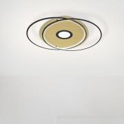 Paul Neuhaus Q-AMIRA LED-taklampe oval, svart