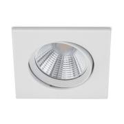 Dimbar LED-downlight Pamir i matt hvit