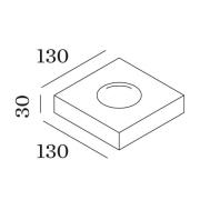 WEVER & DUCRÉ Leens 2.0 LED-vegglampe, hvit