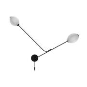 GUBI vegglampe Satellite 2-lampe kremhvit