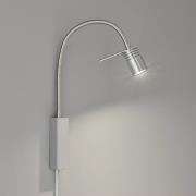 River LED-vegglampe, skjerm rillet metall