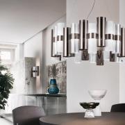 Slamp La Lollo L LED-hengelampe, Ø80cm, tinn-hvit