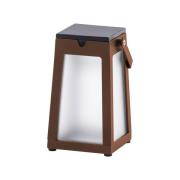 LED-solcellelykt Tinka bærbar, corten