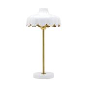 PR Home Wells bordlampe hvit/gull