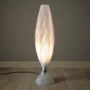 Koral bordlampe laget av biomateriale, krystallklar 65 cm