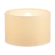 Lampeskjerm Roller Ø 25 cm, ecru/gull