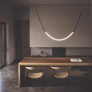 Karman Leda LED-hengelampe 100x300cm IP20 svart