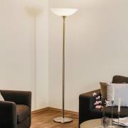 BANKAMP Opera LED-gulvlampe tastedimmer, nikkel