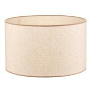 Lampeskjerm Roller, ecru, jute, Ø 50 cm, høyde 30 cm