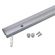 LED-benkbelysning ModuLite F, aluminium, 60 cm, 3000 K, aluminium