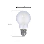 Arcchio LED-filamentpære, E27 2,2W, matt, 3000K, 470 lm