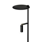 LED-gulvlampe Kelly Spot justerbar svart/nikkel