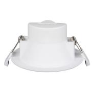 Prios LED-innbyggingslampe Rida, sett med 3 stk, hvit, 15 cm, CCT, IP4...