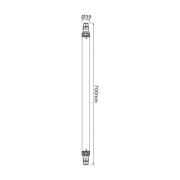 LED-fuktighetssikker lampe Tri Proof Slim, lengde 70 cm