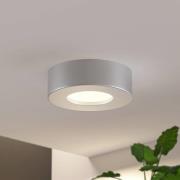 Prios LED-taklampe Edwina, sølv, 12 cm, sett med 10 stk