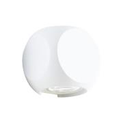 Utendørs LED-vegglampe Ballito, up-/downlight hvit