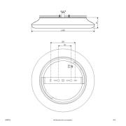 EVN Catino LED-taklampe, CCT, 40 cm