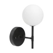 PR Home Sigma S LED-vegglampe 1 lys svart/opal