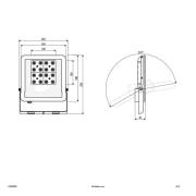 EVN Panthera utendørs LED-spot IP65 50W 4000K