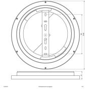 EVN ALR LED-panel hvit 15W Ø30cm 4 000K