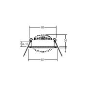 BRUMBERG BB03 innfelt RC driver kantet svart