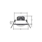 BRUMBERG BB13 innfelt dim-til-varm RC krom