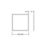 BRUMBERG Ailis LED-panel med mikroprisme 3000K DALI