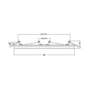 BRUMBERG Moon Maxi LED-takpanel RC CCT Ø33cm