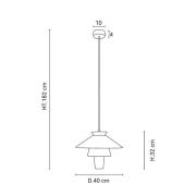 MARKET SET Ruche pendellampe, Ø 40cm, marshmallow