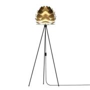 UMAGE Aluvia mini gulvlampe messing tripod svart