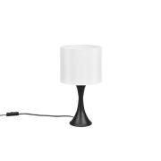 Sabia bordlampe, Ø 20 cm, hvit/sort