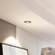 Arcchio LED-downlight Lirin, svart, 3 000 K