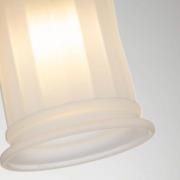 Vegglampe Swell IP44, 1-lys, børstet messing