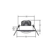 BRUMBERG Spot BB13 dim2warm RC-dim tilkoblingsboks, krom