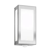 Utendørs vegglampe Aqua Rain, stål, sensor