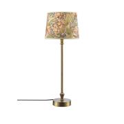 PR Home bordlampe Liam, messing, skjerm Sofia Theo beige