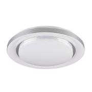 LED-taklampe Atria, Ø 48 cm, hvit, plast, CCT