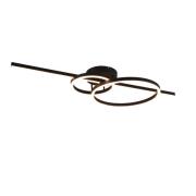 LED-taklampe Montilla 3 lysk. fjernkontroll svart