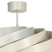 Euluna Vento taklampe, beige, Ø 60 cm