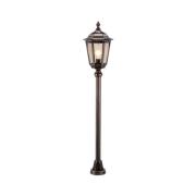 Veilampe 1123 trykkstøpt aluminium svart-kobber