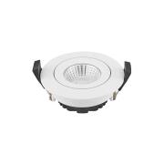 LED innfelt takspot Diled, Ø 8,5 cm, 6 W, 3000 K, hvit